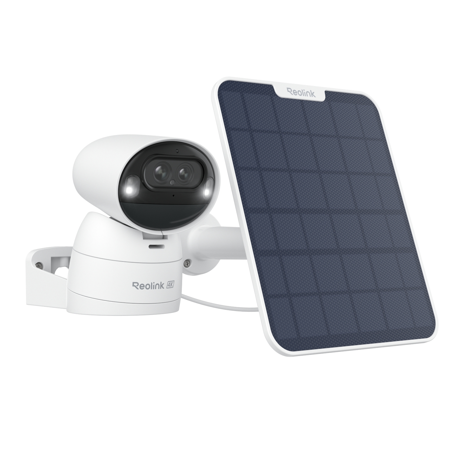 4K Dual-Lens Auto-Zoom-Tracking Wi-Fi Solar/Battery Camera with Solar Panel 2